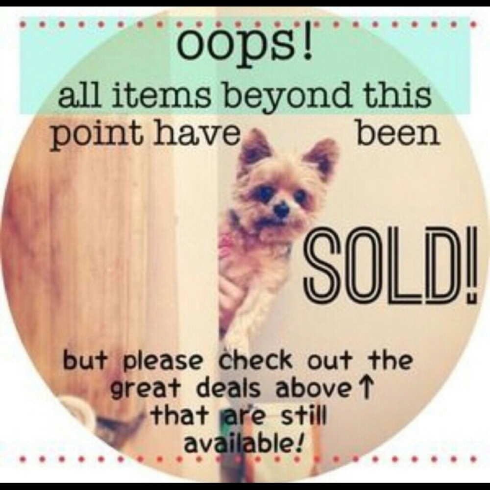‼️🛑 SORRY - items below are SOLD 🛑‼️